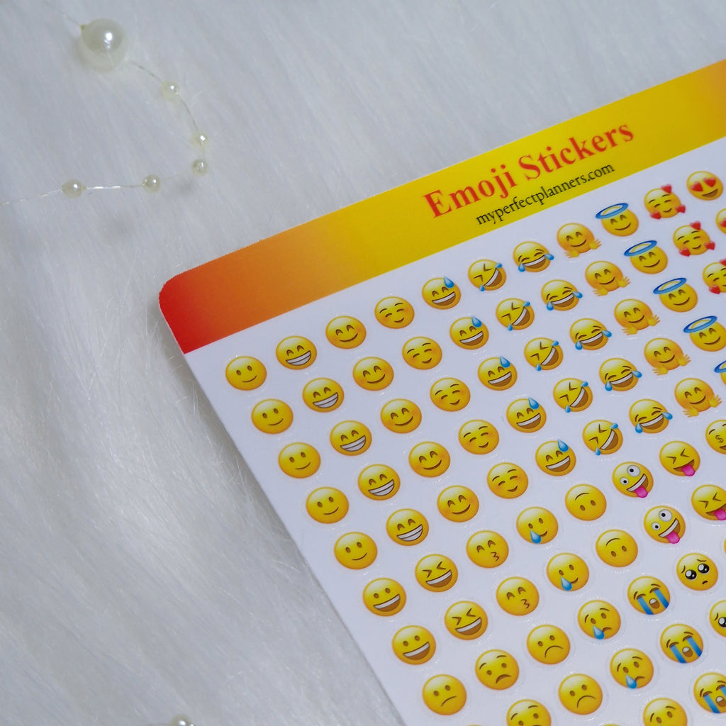 300 pcs. Emoji Stickers for Annotating Books - Emotions Journal Stickers