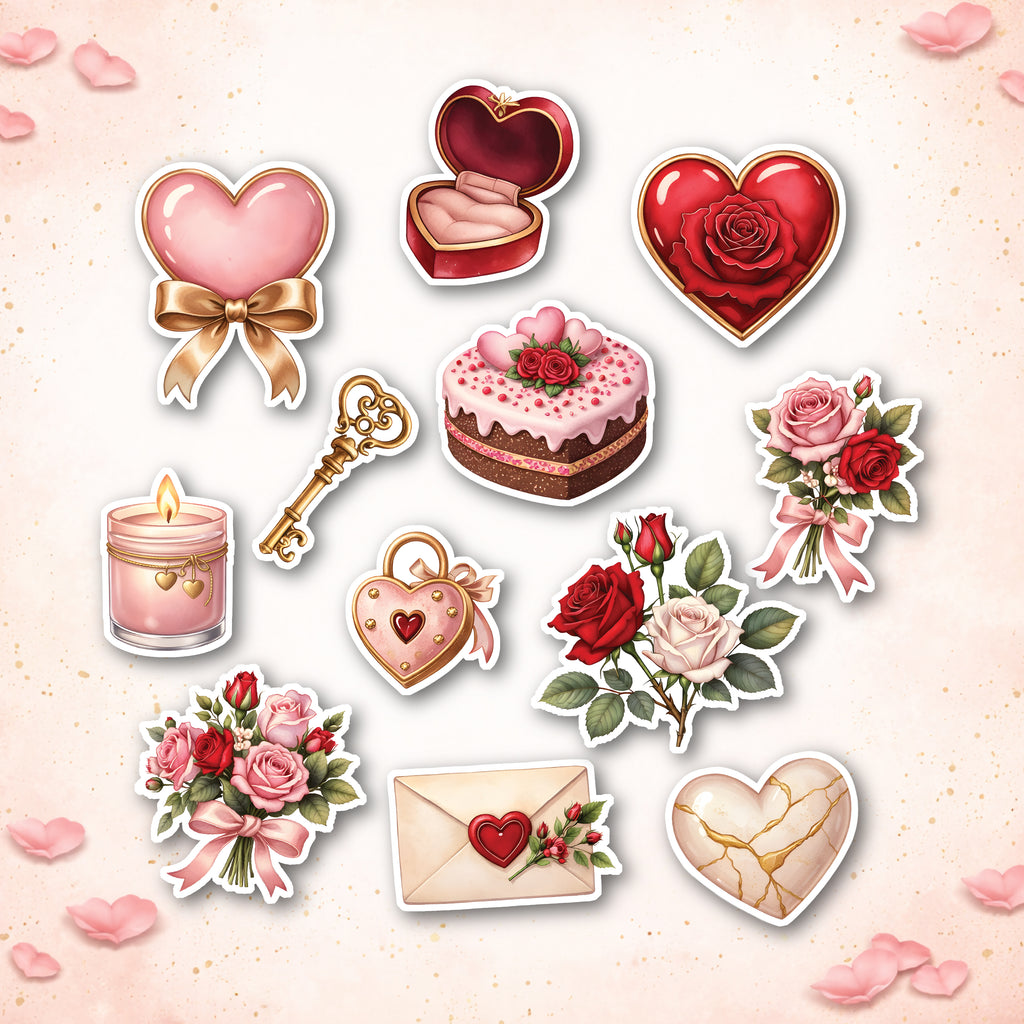 Valentine’s Day Individual Stickers