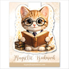 Bookish Cat Magnetic Bookmark