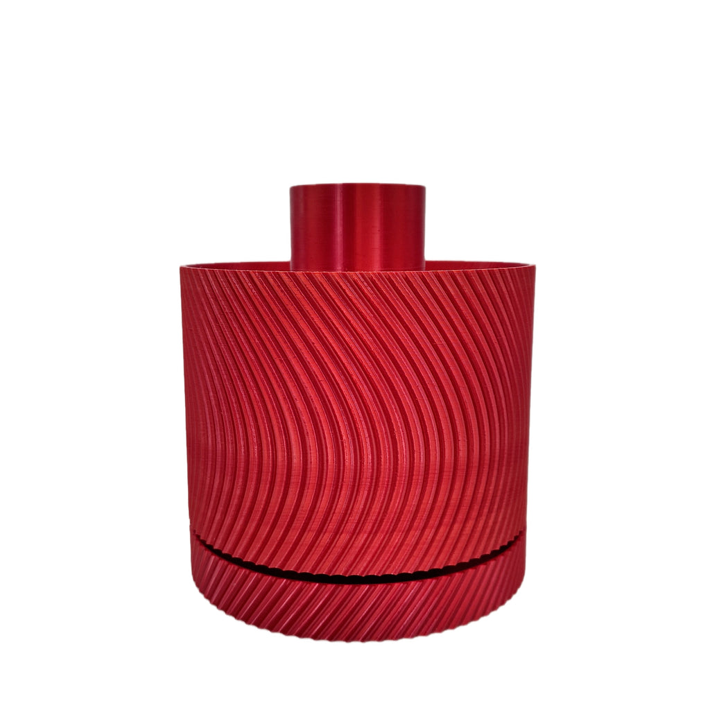 Rotating Red Desk Organizer