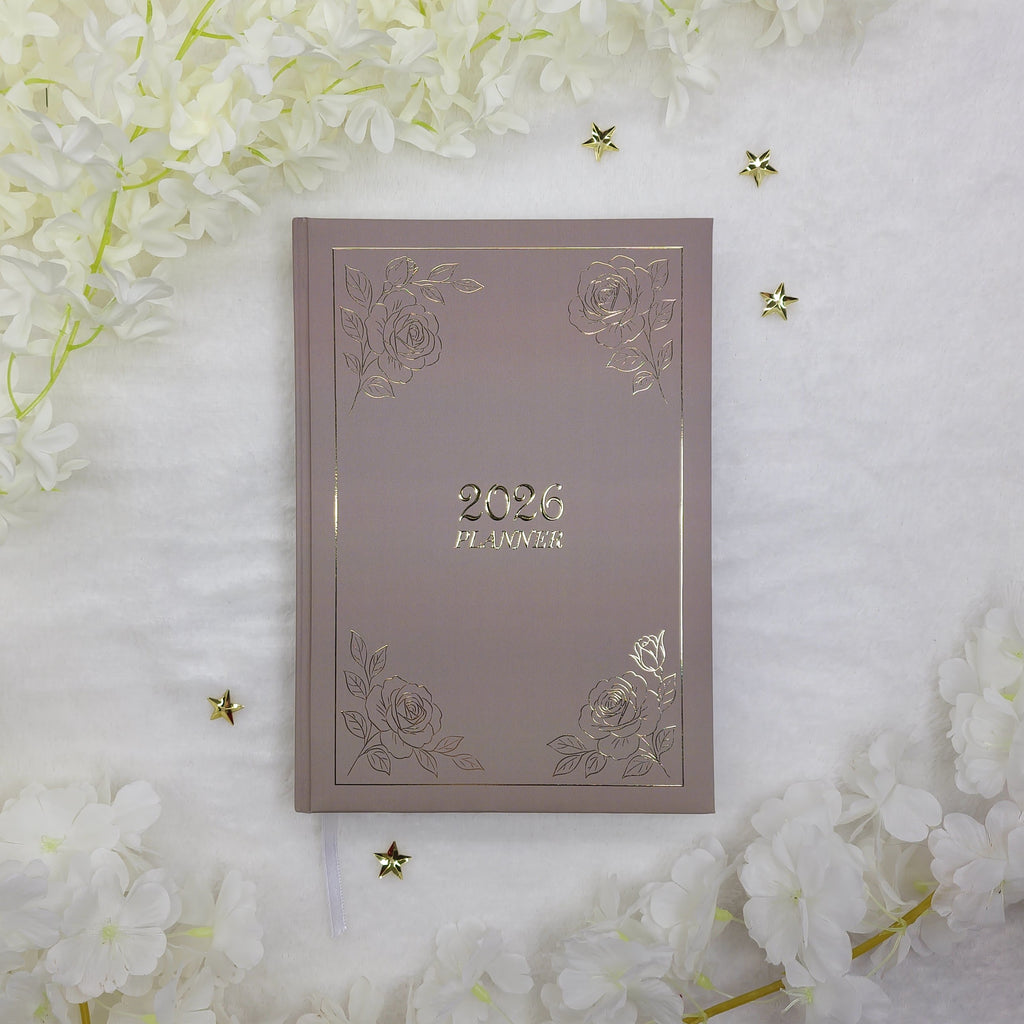 2026 Pre-made Planner/ Bullet Journal - Mocha Mouse colour