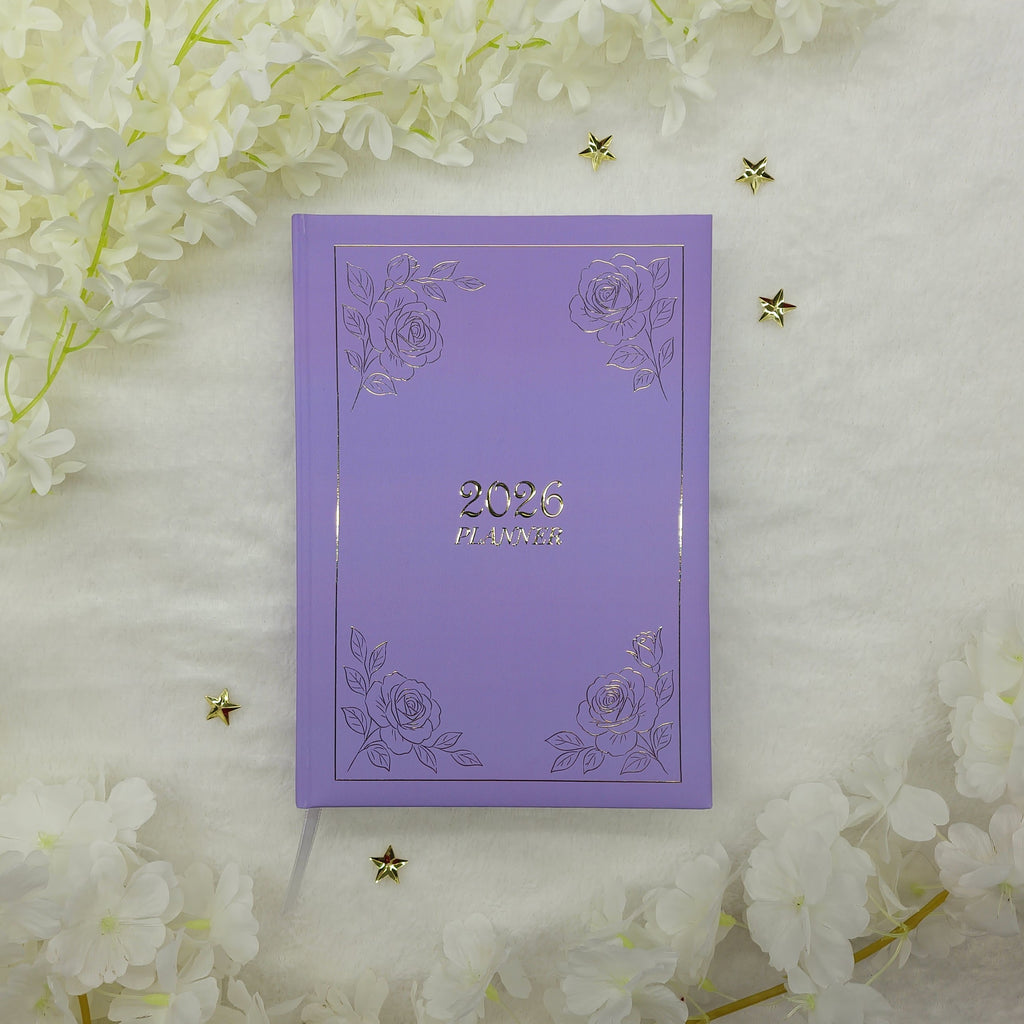 2026 Pre-made Planner/ Bullet Journal - Lila colour