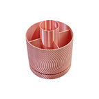 Rotating Rose Gold Desk Organizer