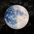 Holographic Moon Sticker – Celestial Galaxy Waterproof Vinyl Decal