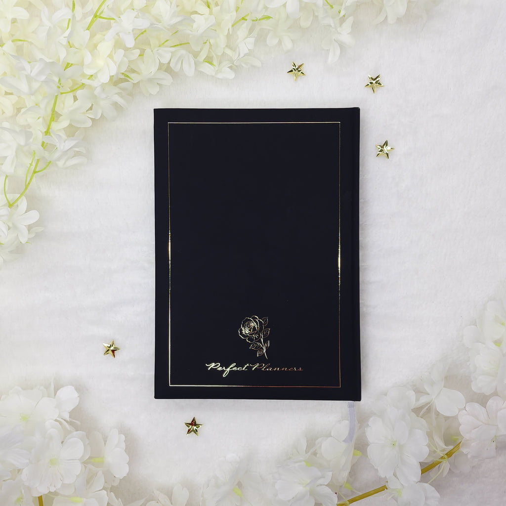 2026 Pre-made Planner/ Bullet Journal - Black colour
