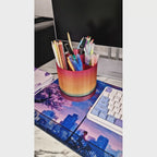 Rotating Rainbow Desk Organizer